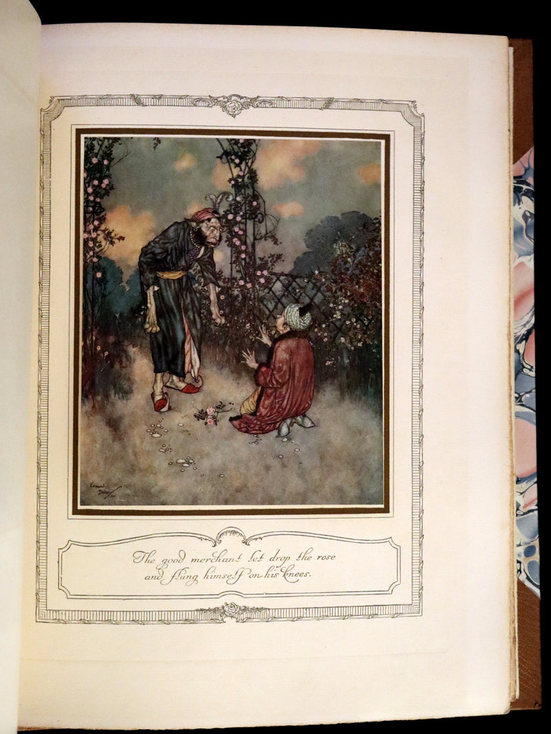 1910 Rare Signed Limited First Edition #61/1000 - Edmund Dulac's Sleeping Beauty and Other Fairy Tales. Illustrated.