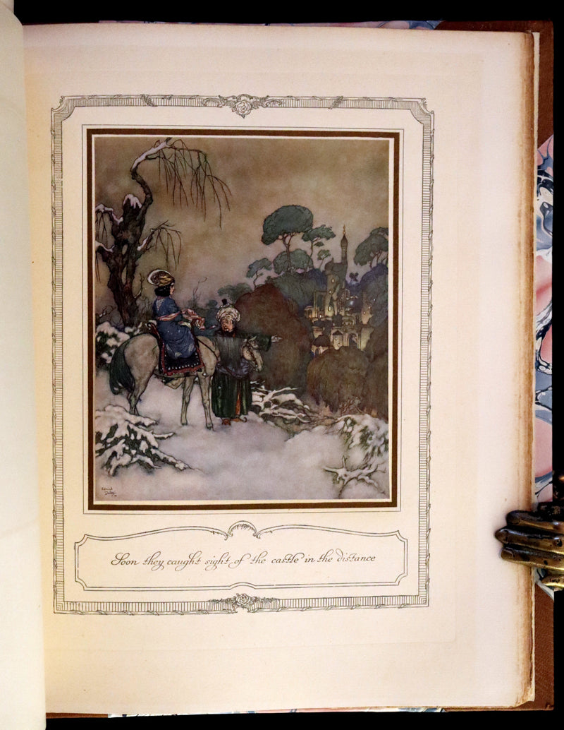 1910 Rare Signed Limited First Edition #61/1000 - Edmund Dulac's Sleeping Beauty and Other Fairy Tales. Illustrated.