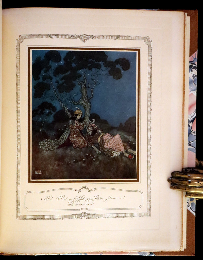 1910 Rare Signed Limited First Edition #61/1000 - Edmund Dulac's Sleeping Beauty and Other Fairy Tales. Illustrated.