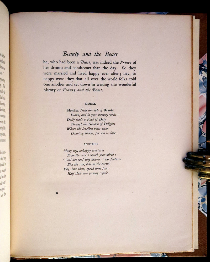 1910 Rare Signed Limited First Edition #61/1000 - Edmund Dulac's Sleeping Beauty and Other Fairy Tales. Illustrated.