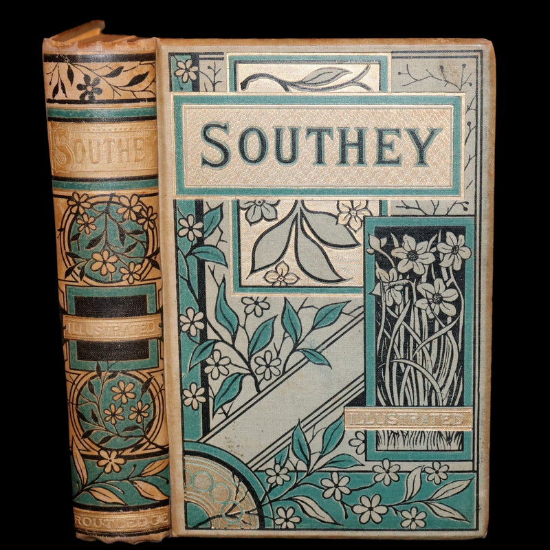 1865 Rare Victorian Book - JOAN OF ARC and Poems by Robert Southey Illustrated by John Gilbert.