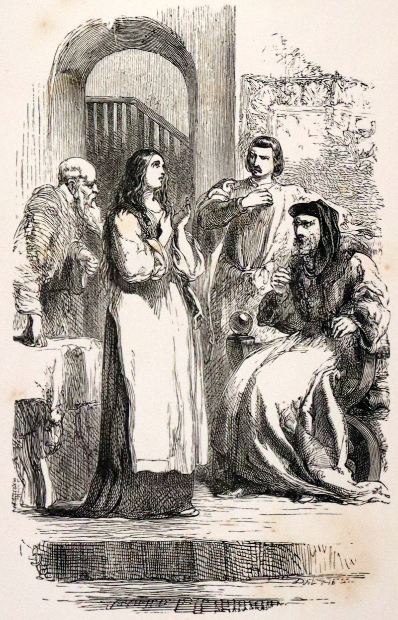 1865 Rare Victorian Book - JOAN OF ARC and Poems by Robert Southey Illustrated by John Gilbert.