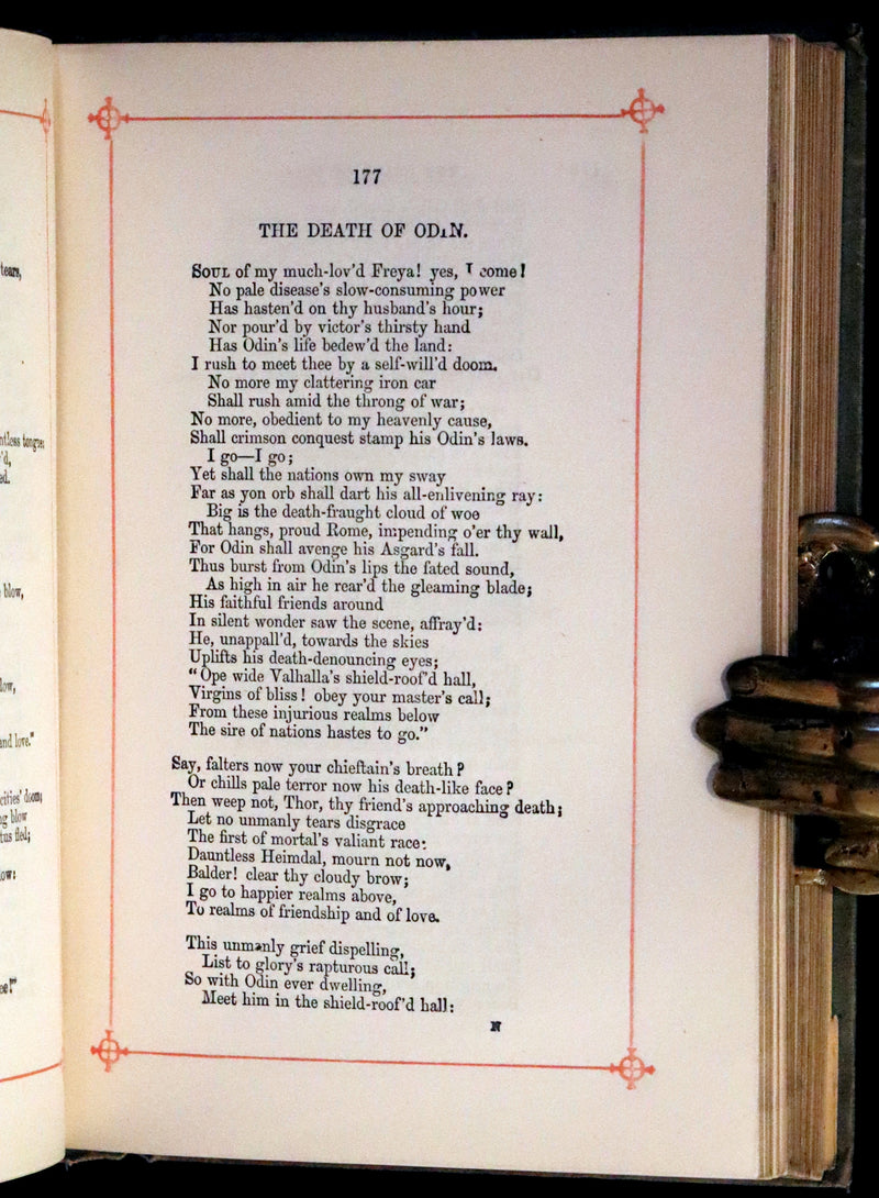 1865 Rare Victorian Book - JOAN OF ARC and Poems by Robert Southey Illustrated by John Gilbert.