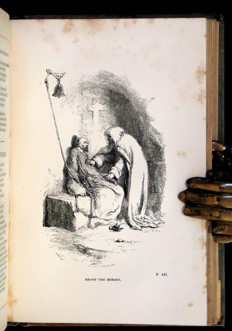 1865 Rare Victorian Book - JOAN OF ARC and Poems by Robert Southey Illustrated by John Gilbert.