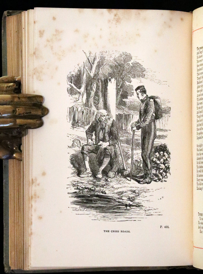 1865 Rare Victorian Book - JOAN OF ARC and Poems by Robert Southey Illustrated by John Gilbert.