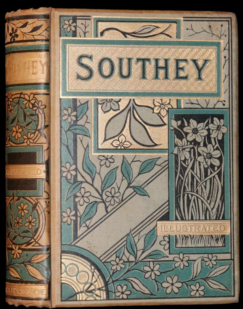 1865 Rare Victorian Book - JOAN OF ARC and Poems by Robert Southey Illustrated by John Gilbert.