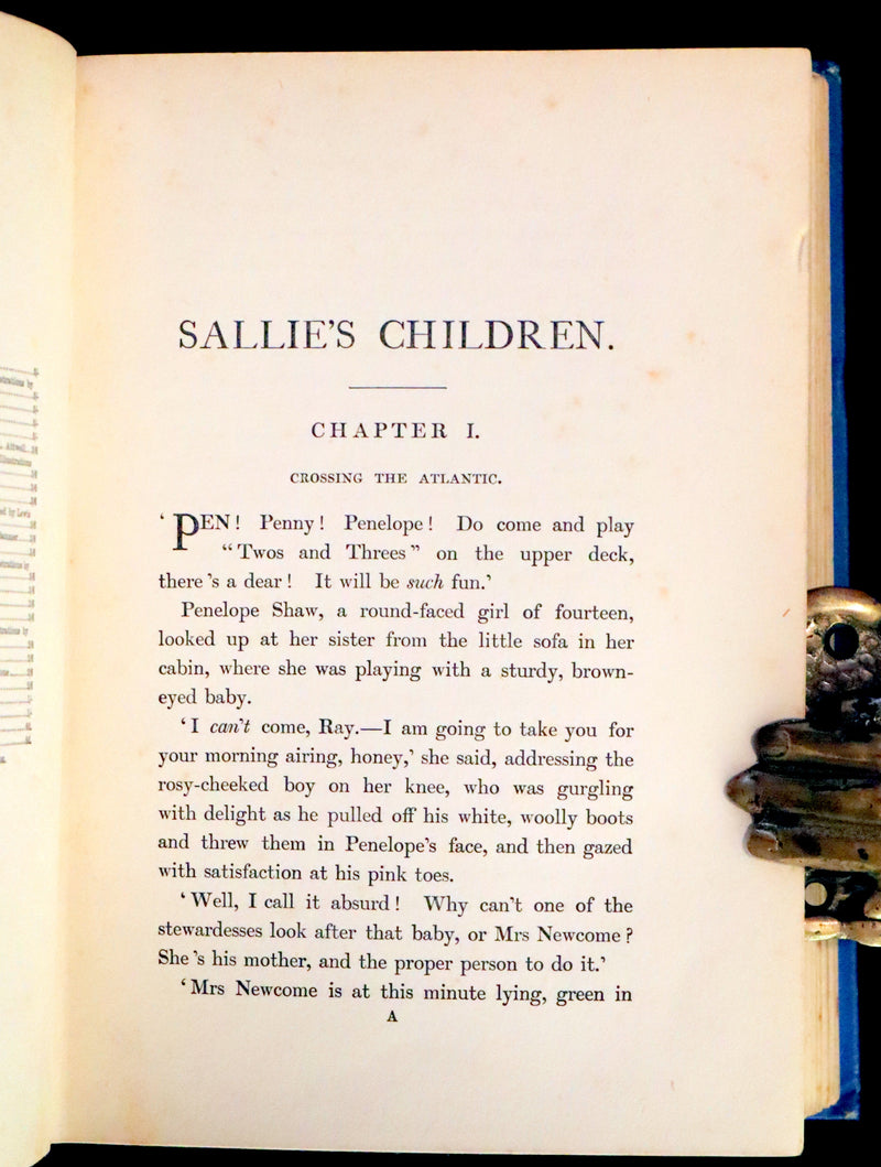 1915 Rare First Edition - Sallie's Children by Margaret Batchelor, Illustrated by Gordon Browne.