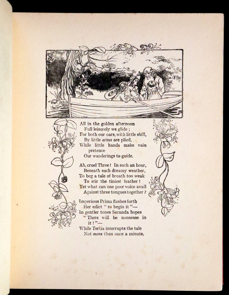 1920 Rare Edition - Alice's Adventures in Wonderland illustrated by George Soper.