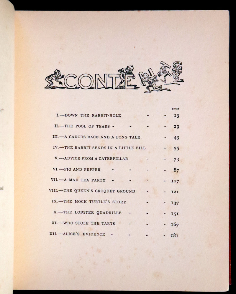 1920 Rare Edition - Alice's Adventures in Wonderland illustrated by George Soper.