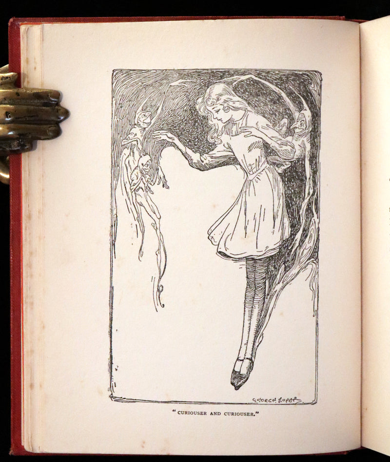 1920 Rare Edition - Alice's Adventures in Wonderland illustrated by George Soper.