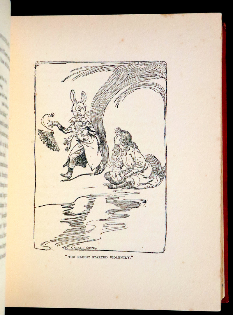 1920 Rare Edition - Alice's Adventures in Wonderland illustrated by George Soper.
