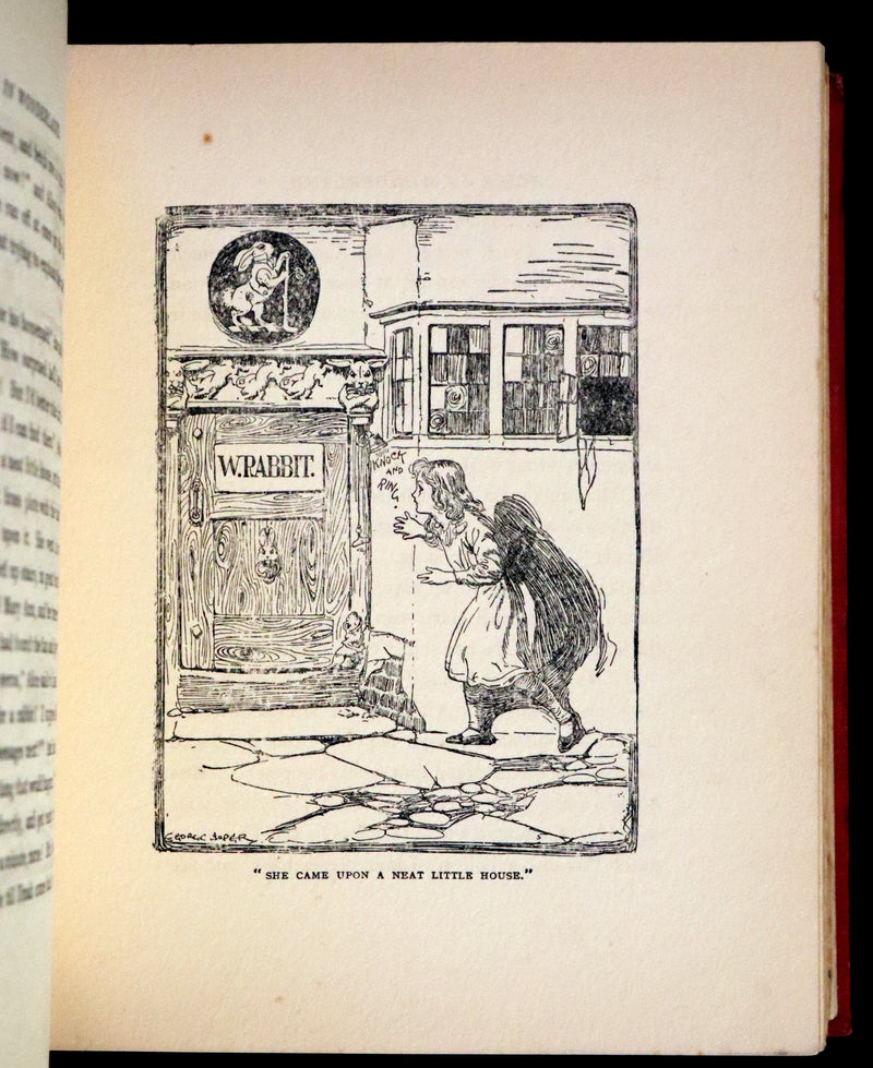 1920 Rare Edition - Alice's Adventures in Wonderland illustrated by George Soper.
