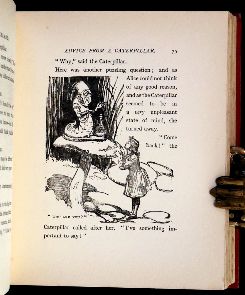 1920 Rare Edition - Alice's Adventures in Wonderland illustrated by George Soper.