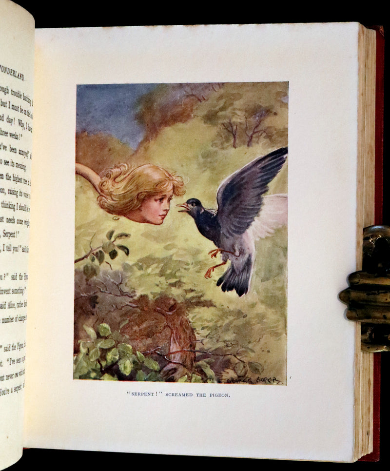 1920 Rare Edition - Alice's Adventures in Wonderland illustrated by George Soper.