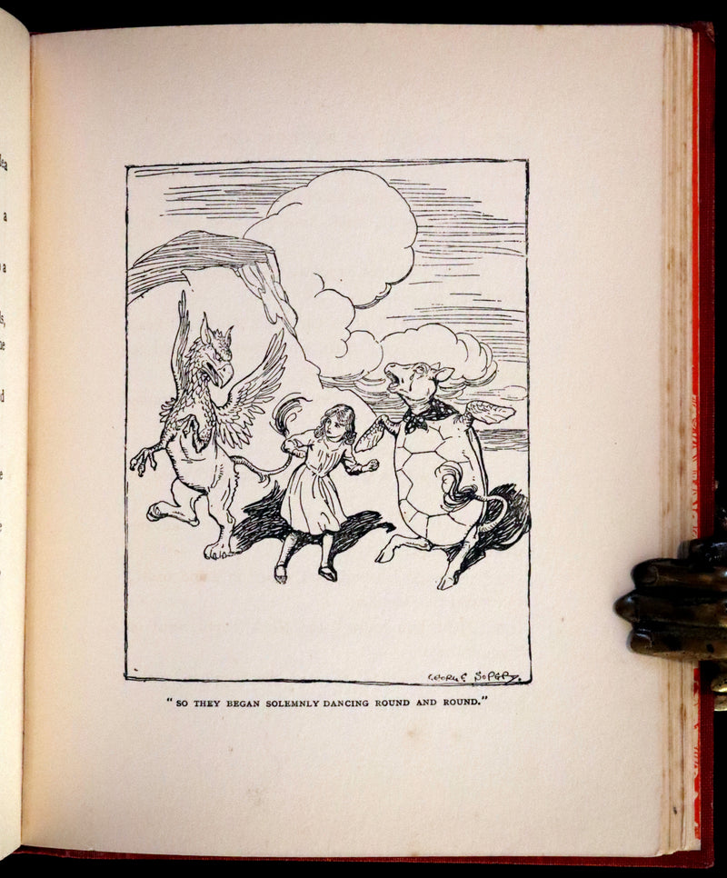 1920 Rare Edition - Alice's Adventures in Wonderland illustrated by George Soper.