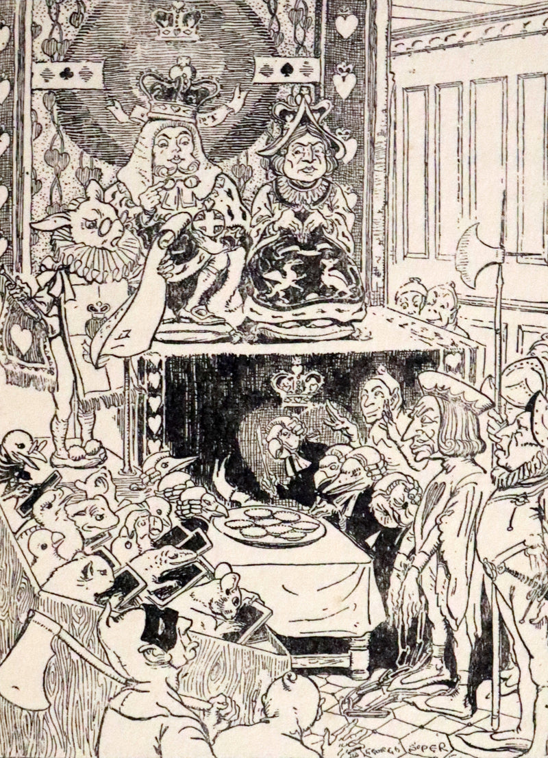 1920 Rare Edition - Alice's Adventures in Wonderland illustrated by George Soper.