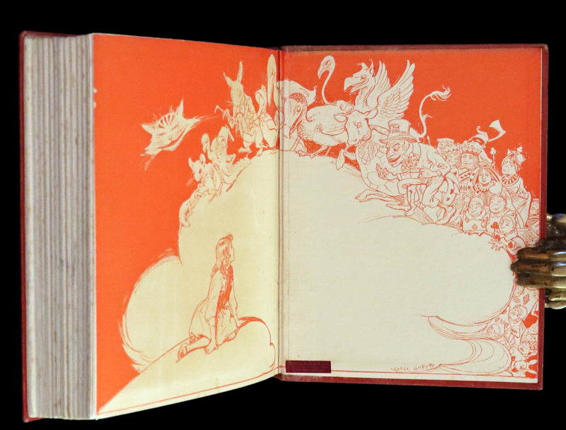 1920 Rare Edition - Alice's Adventures in Wonderland illustrated by George Soper.