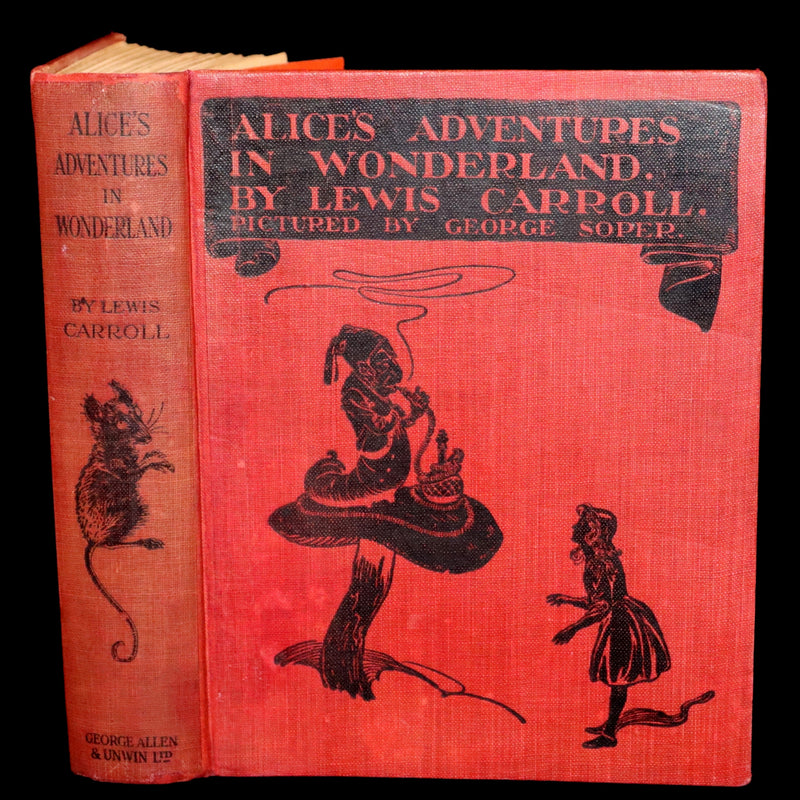 1920 Rare Edition - Alice's Adventures in Wonderland illustrated by George Soper.