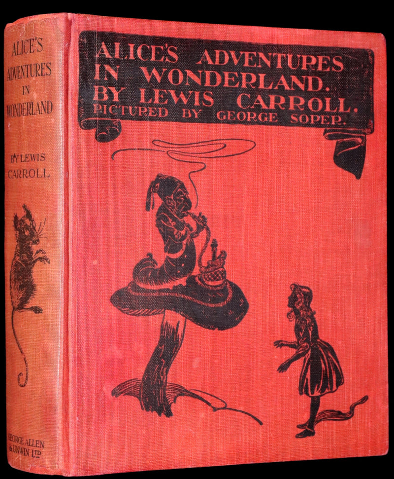 1920 Rare Edition - Alice's Adventures in Wonderland illustrated by George Soper.