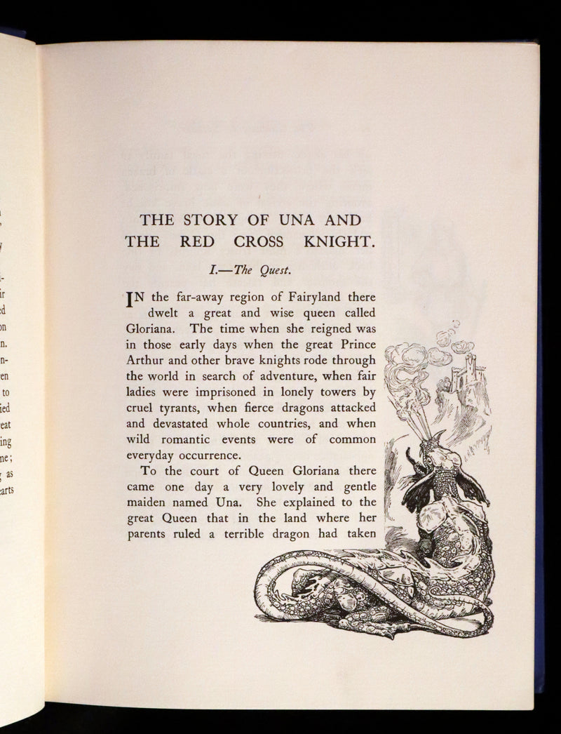 1910 First Edition illustrated by Frank C. Papé ~ The Gateway to Spenser, Stories from The Faërie Queen.