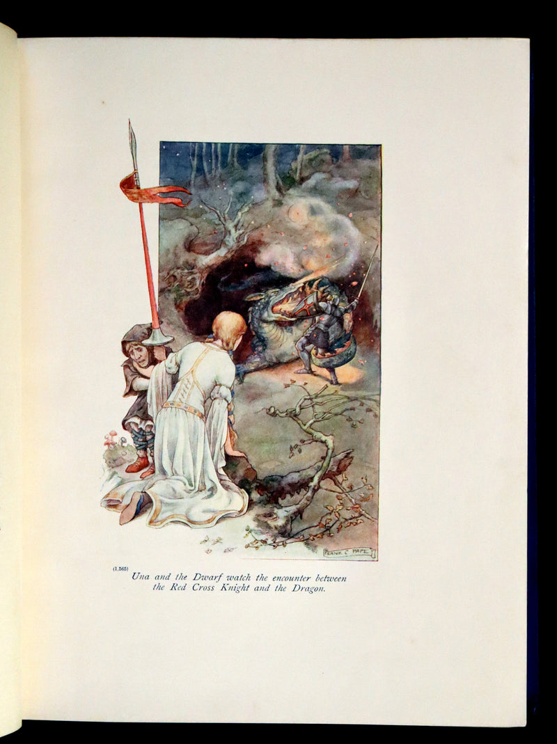 1910 First Edition illustrated by Frank C. Papé ~ The Gateway to Spenser, Stories from The Faërie Queen.