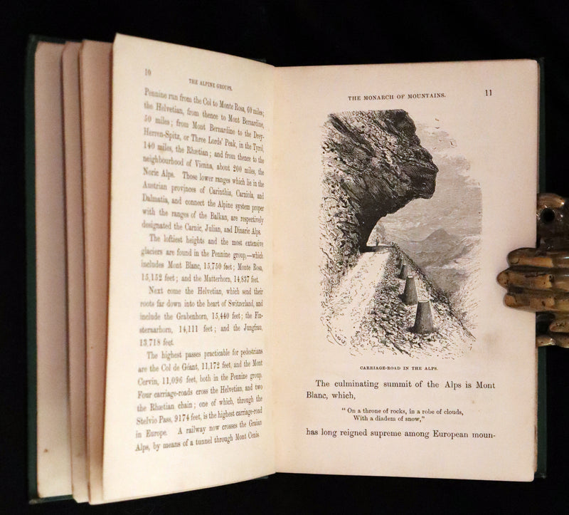 1882 Rare Victorian Book - Alpine Climbing: Narratives of Recent Ascents of Mont Blanc and Other Summits of the Alps.