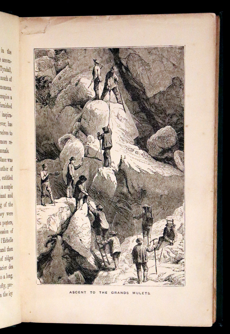 1882 Rare Victorian Book - Alpine Climbing: Narratives of Recent Ascents of Mont Blanc and Other Summits of the Alps.