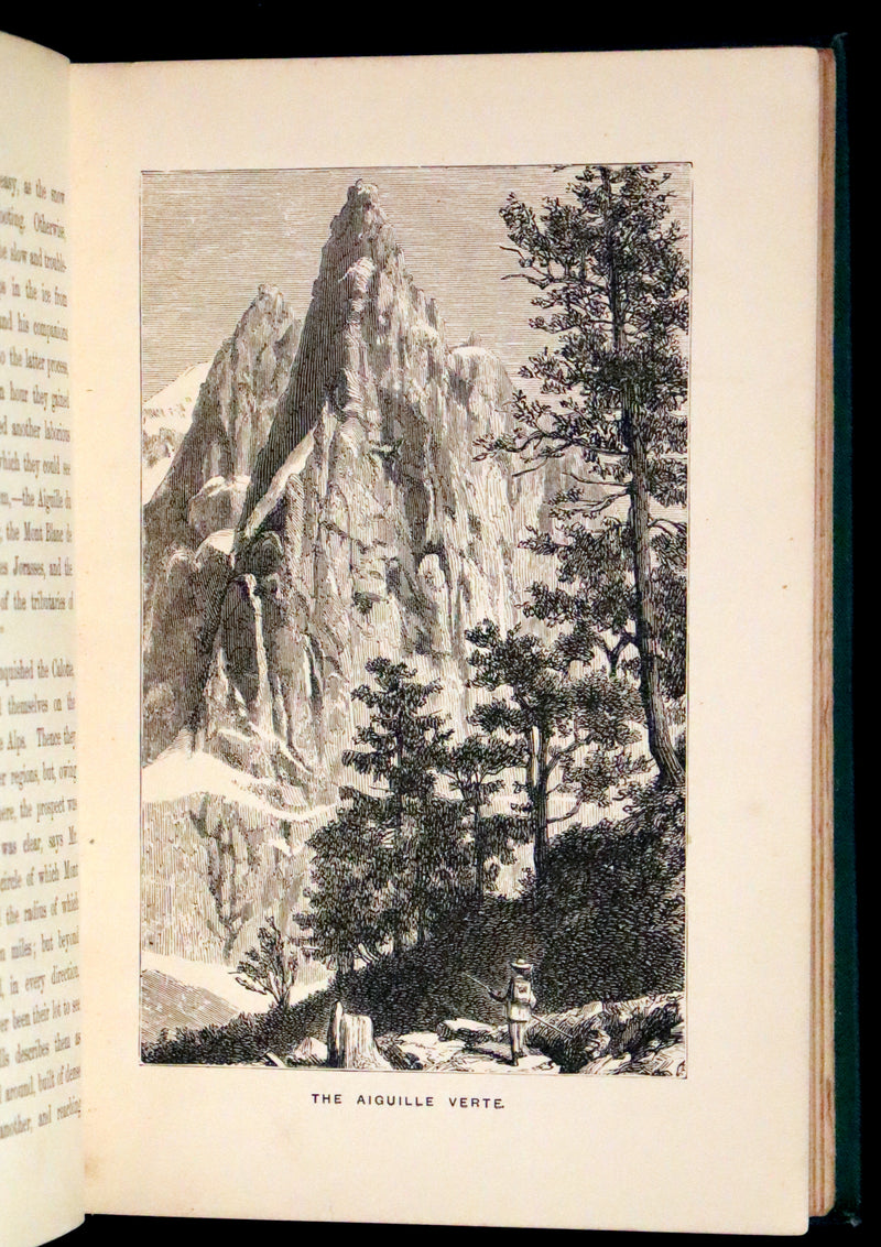 1882 Rare Victorian Book - Alpine Climbing: Narratives of Recent Ascents of Mont Blanc and Other Summits of the Alps.