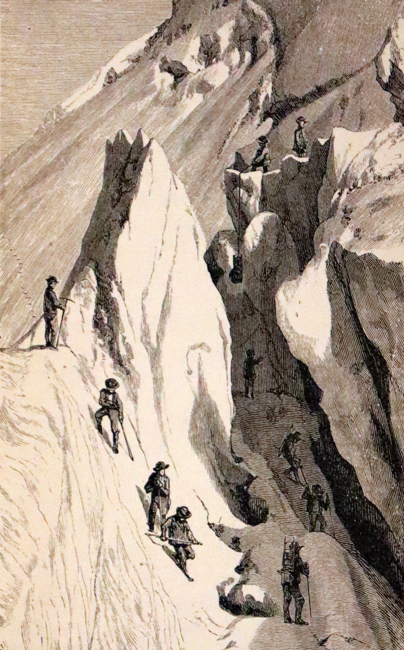 1882 Rare Victorian Book - Alpine Climbing: Narratives of Recent Ascents of Mont Blanc and Other Summits of the Alps.