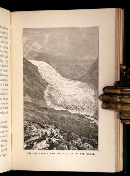 1882 Rare Victorian Book - Alpine Climbing: Narratives of Recent Ascents of Mont Blanc and Other Summits of the Alps.