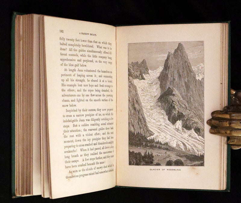 1882 Rare Victorian Book - Alpine Climbing: Narratives of Recent Ascents of Mont Blanc and Other Summits of the Alps.