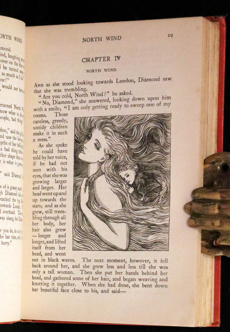 1911 Rare Edition in a scarce binding - AT THE BACK OF THE NORTH WIND by George MacDonald.