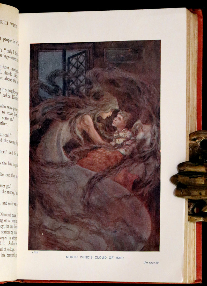 1911 Rare Edition in a scarce binding - AT THE BACK OF THE NORTH WIND by George MacDonald.