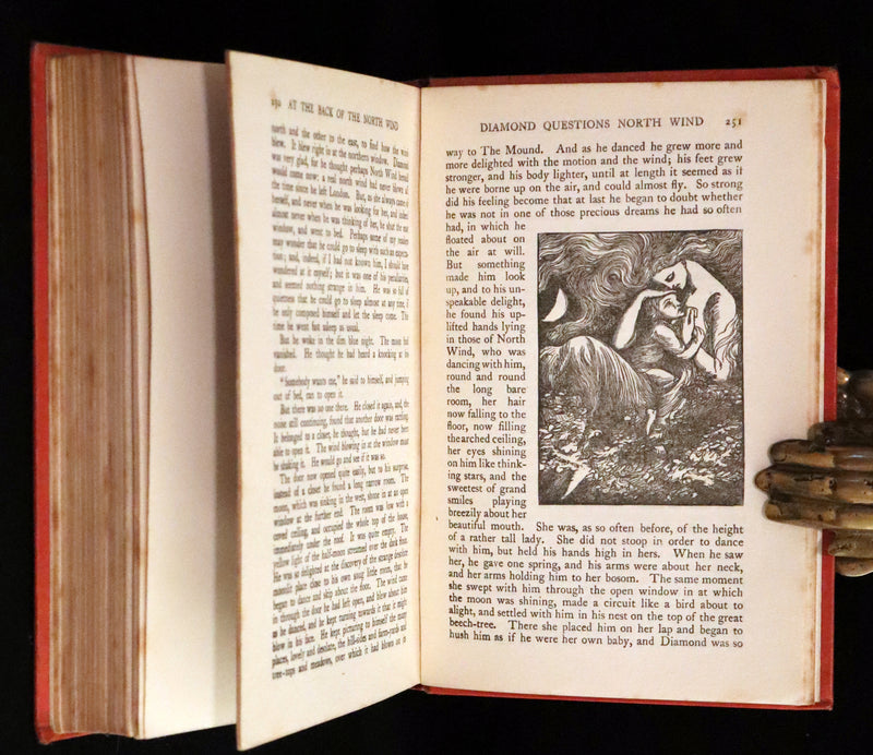 1911 Rare Edition in a scarce binding - AT THE BACK OF THE NORTH WIND by George MacDonald.