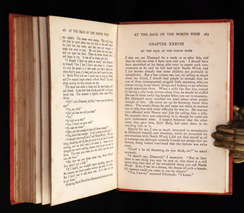 1911 Rare Edition in a scarce binding - AT THE BACK OF THE NORTH WIND by George MacDonald.