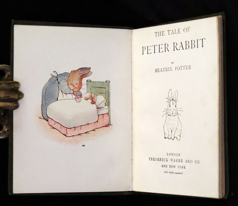 1910 Rare Edition - THE TALE OF PETER RABBIT illustrated by Beatrix Potter.