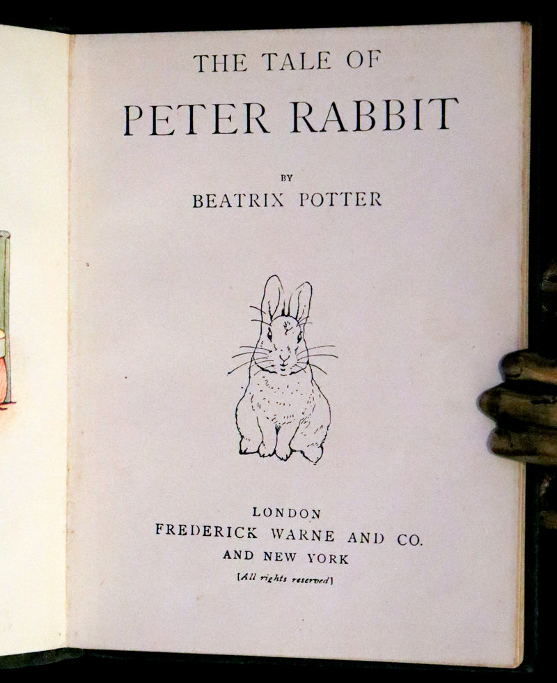 1910 Rare Edition - THE TALE OF PETER RABBIT illustrated by Beatrix Potter.