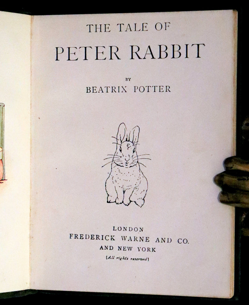 1910 Rare Edition - THE TALE OF PETER RABBIT illustrated by Beatrix Potter.