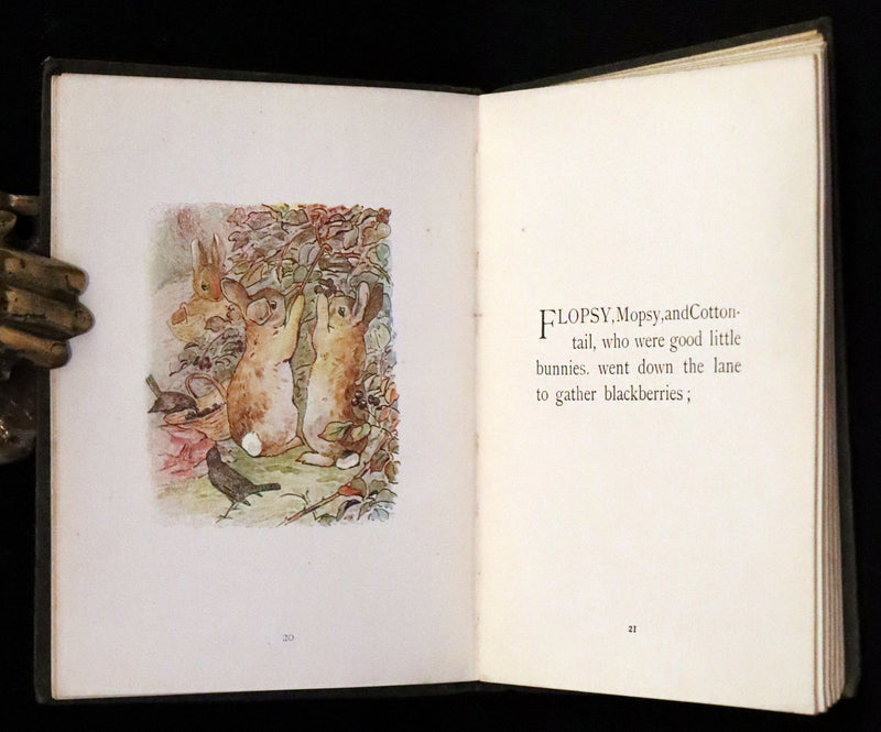 1910 Rare Edition - THE TALE OF PETER RABBIT illustrated by Beatrix Potter.
