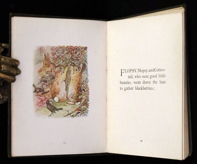 1910 Rare Edition - THE TALE OF PETER RABBIT illustrated by Beatrix Potter.