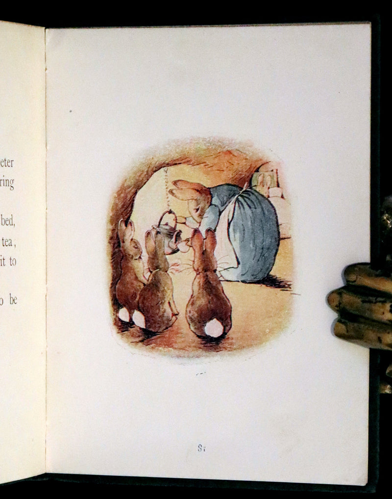 1910 Rare Edition - THE TALE OF PETER RABBIT illustrated by Beatrix Potter.