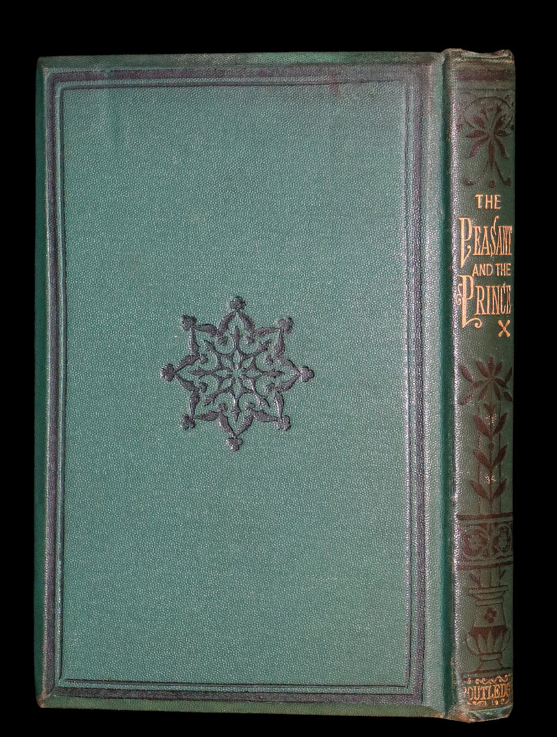 1875 Rare Book - The Peasant and the Prince by British social theorist and writer Harriet Martineau.