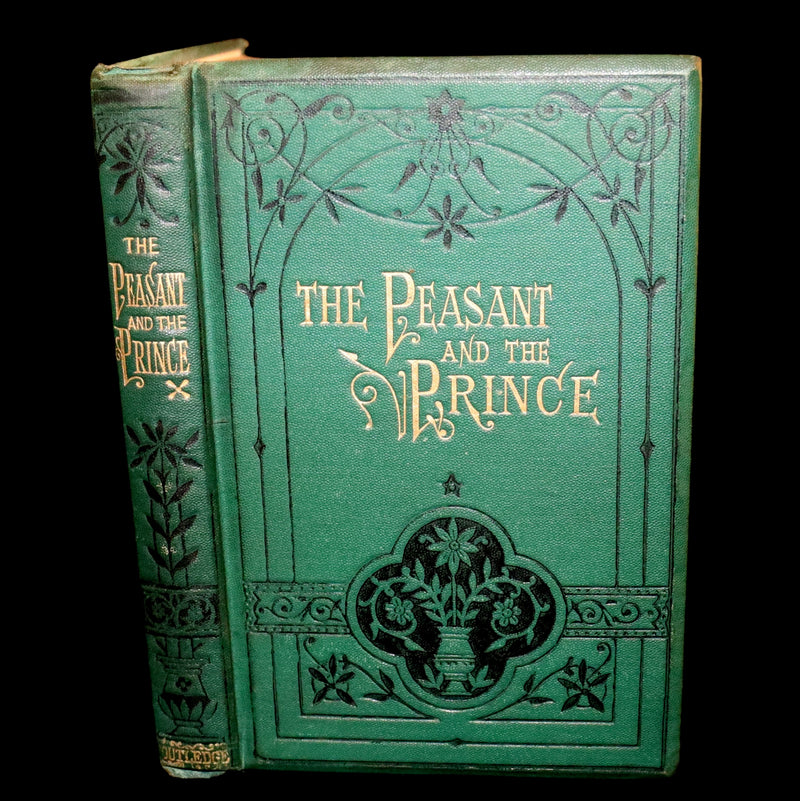 1875 Rare Book - The Peasant and the Prince by British social theorist and writer Harriet Martineau.