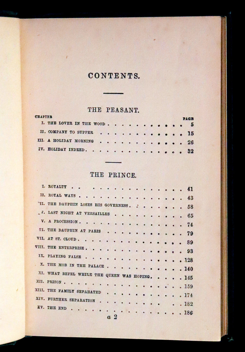 1875 Rare Book - The Peasant and the Prince by British social theorist and writer Harriet Martineau.