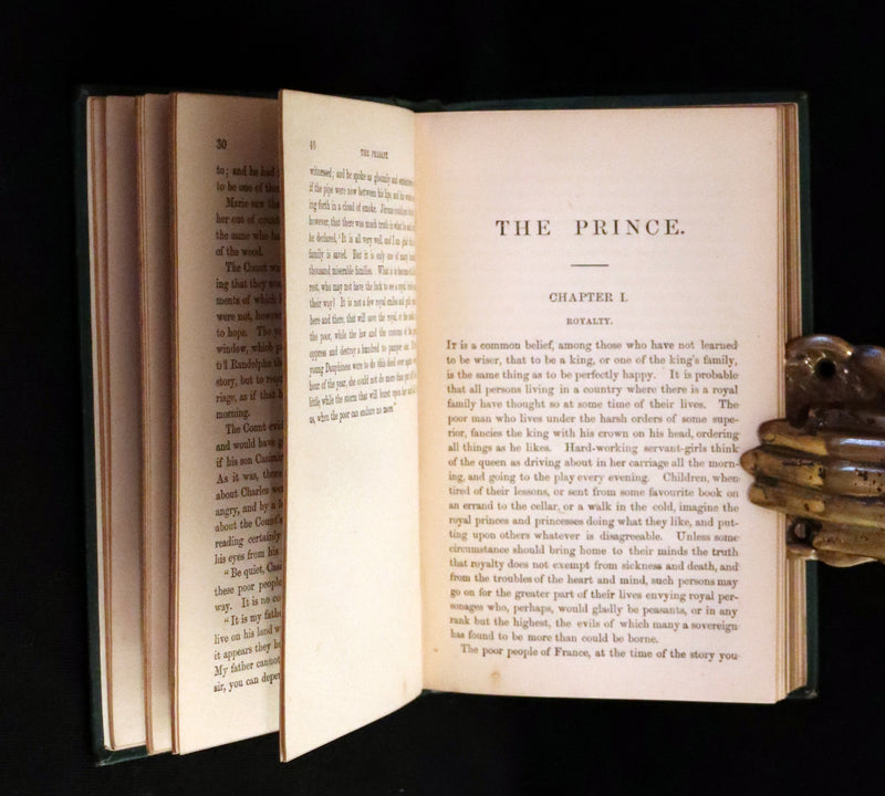 1875 Rare Book - The Peasant and the Prince by British social theorist and writer Harriet Martineau.