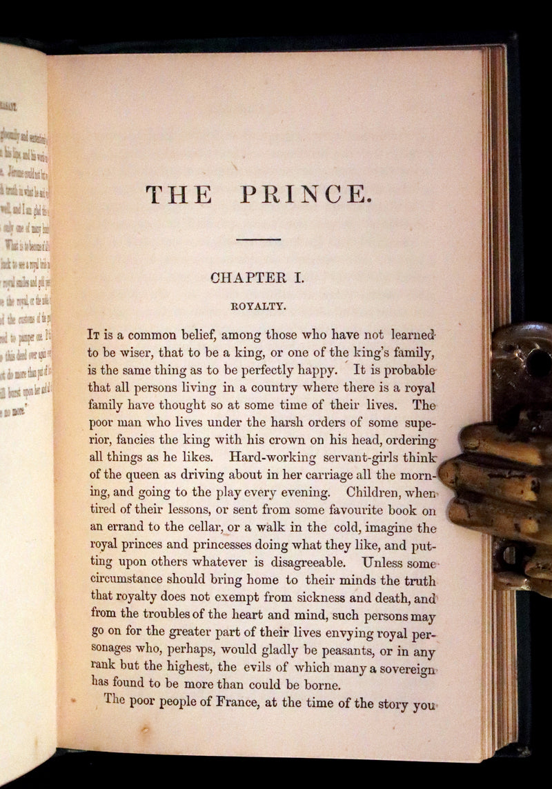 1875 Rare Book - The Peasant and the Prince by British social theorist and writer Harriet Martineau.
