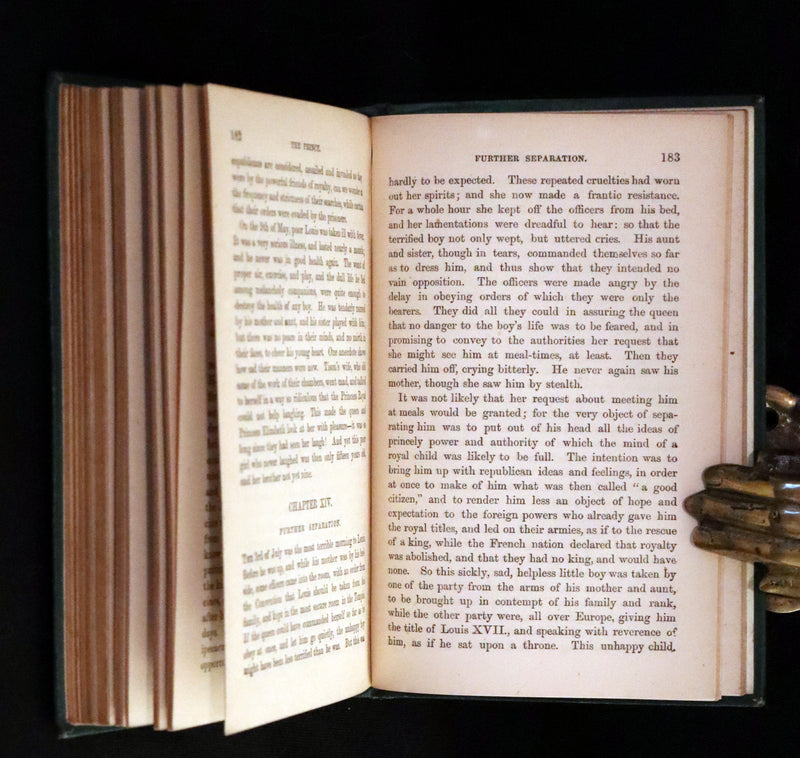 1875 Rare Book - The Peasant and the Prince by British social theorist and writer Harriet Martineau.