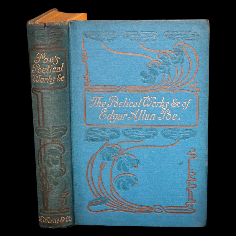 1888 Scarce Victorian Book - The Complete Poetical Works of EDGAR ALLAN POE & Arthur Gordon Pym.