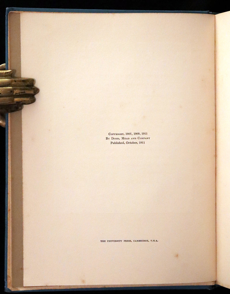 1911 First US Edition - The Blue Bird, A FAIRY Play illustrated by Frederick Cayley Robinson.