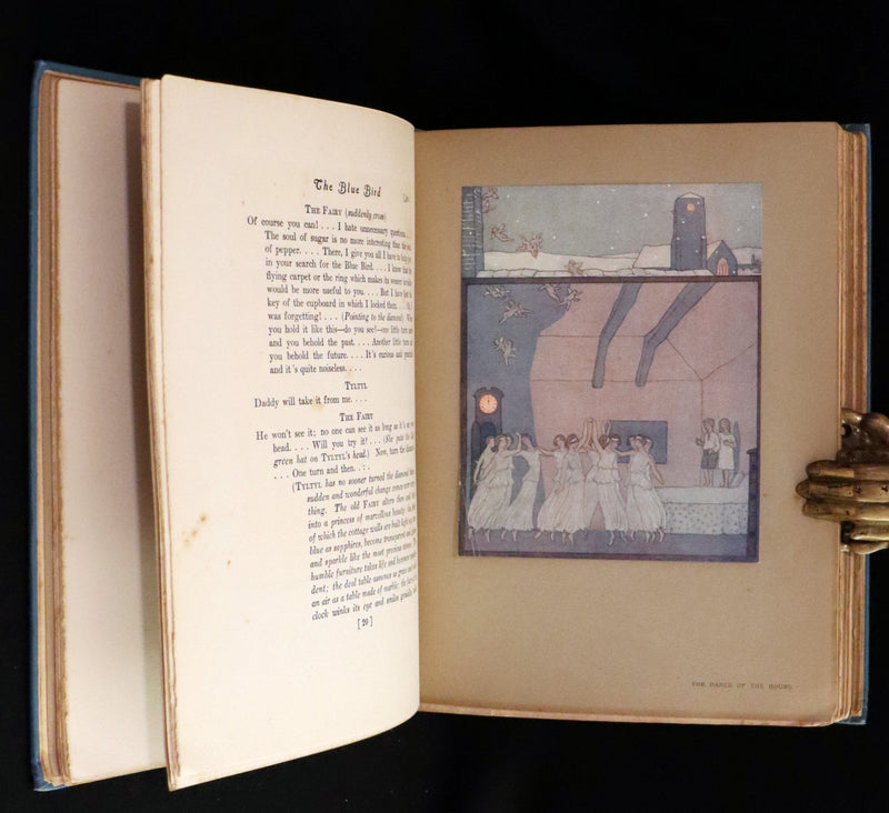 1911 First US Edition - The Blue Bird, A FAIRY Play illustrated by Frederick Cayley Robinson.